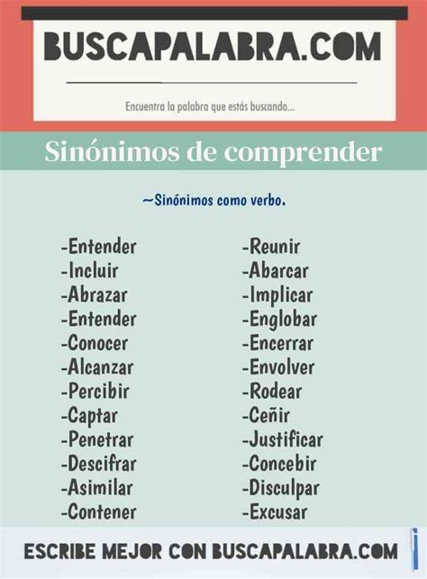 sinonimi comprensione|sinónimo de comprender.